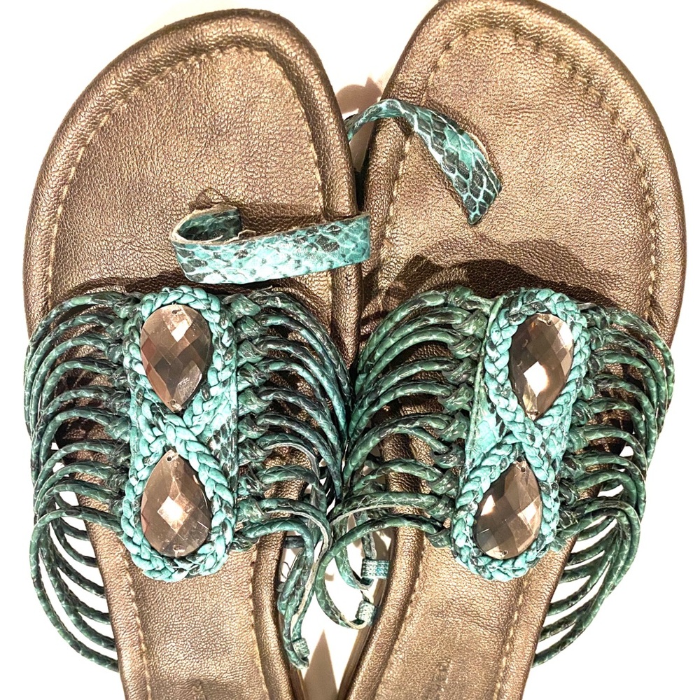 Turquoise sandals - Picture 15 of 15